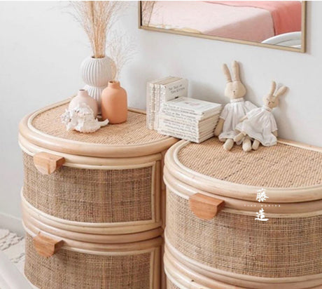 RATTAN FURNITURE Norrala Chic Scandinavian Floating Cabinet. from RATTAN FURNITURE