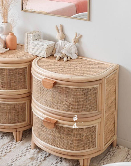 RATTAN FURNITURE Norrala Chic Scandinavian Floating Cabinet. from RATTAN FURNITURE
