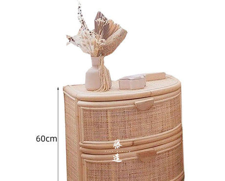 RATTAN FURNITURE Norrala Chic Scandinavian Floating Cabinet. from RATTAN FURNITURE