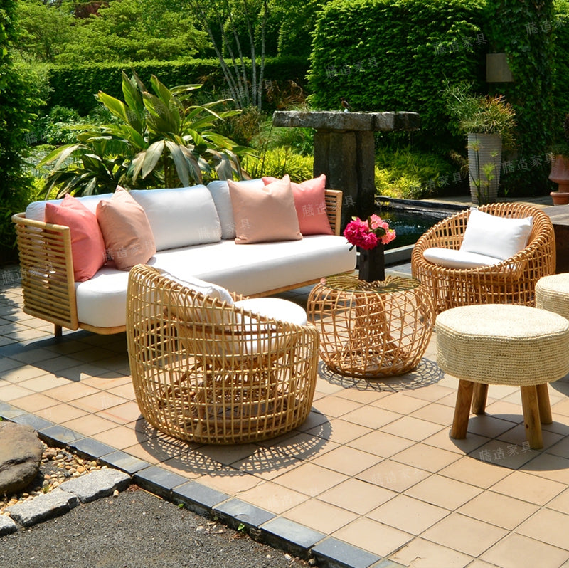 RATTAN FURNITURE Santiago Elegant Waterproof Leisure Sofa Set from RATTAN FURNITURE