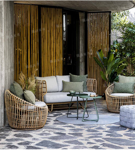 RATTAN FURNITURE Santiago Elegant Waterproof Leisure Sofa Set from RATTAN FURNITURE