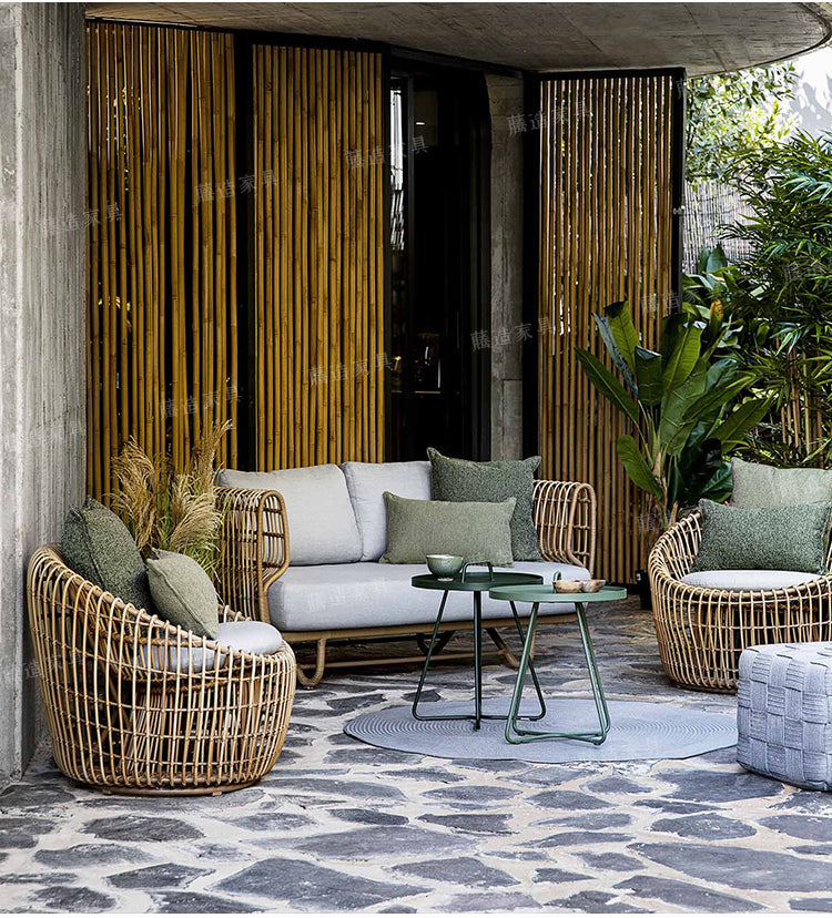 RATTAN FURNITURE Santiago Elegant Waterproof Leisure Sofa Set from RATTAN FURNITURE