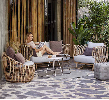 RATTAN FURNITURE Santiago Elegant Waterproof Leisure Sofa Set from RATTAN FURNITURE