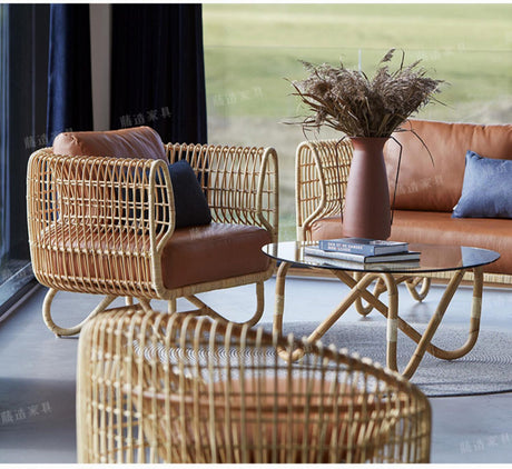 RATTAN FURNITURE Santiago Elegant Waterproof Leisure Sofa Set from RATTAN FURNITURE