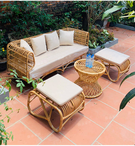 RATTAN FURNITURE Santiago Elegant Waterproof Leisure Sofa Set from RATTAN FURNITURE