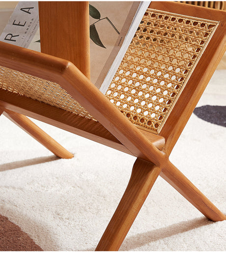 RATTAN FURNITURE Sapporo Vintage Wooden Storage Shelf from RATTAN FURNITURE
