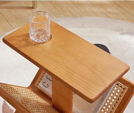 RATTAN FURNITURE Sapporo Vintage Wooden Storage Shelf from RATTAN FURNITURE