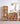 RATTAN FURNITURE Takamatsu Modern Multi-Level Storage Bookshelf from RATTAN FURNITURE
