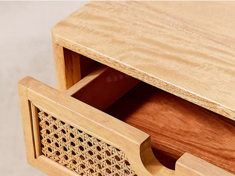 RATTAN FURNITURE Zenji Solid Wood Modular Storage Bed System from RATTAN FURNITURE