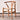 ROARING SKY DOG Calypso Rustic Ergonomic Coffee High Chair from ROARING SKY DOG