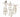 ROARING SKY DOG Elowen Minimalist Nordic Marble Bar Table from ROARING SKY DOG