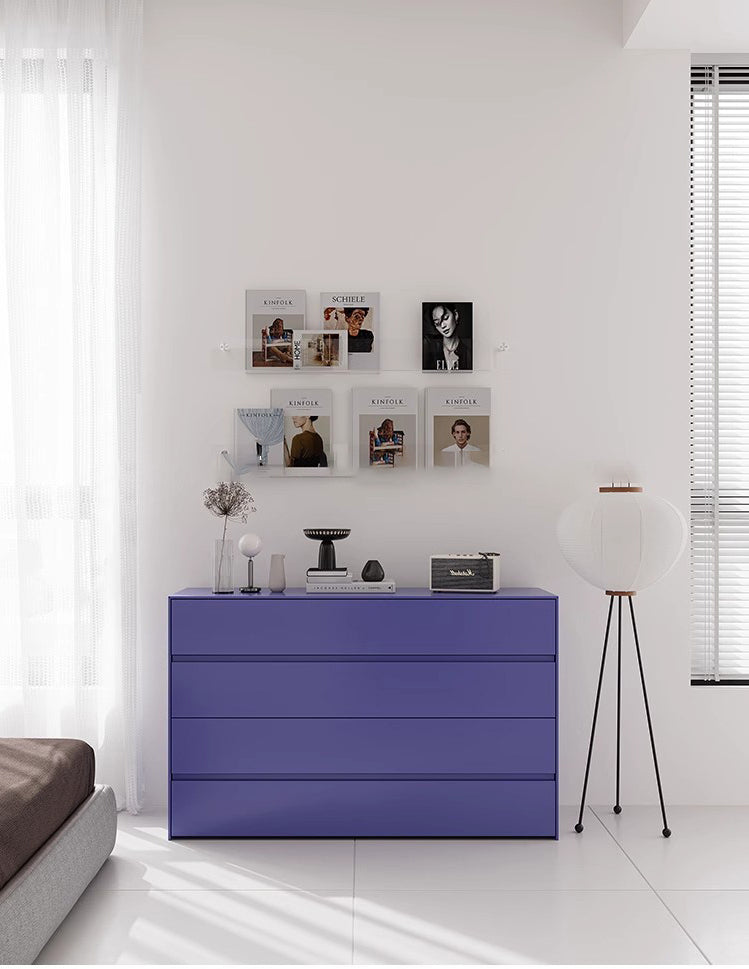 ROOMHOME Amadora Rustic Solid Wood Side Table Storage Cabinet from ROOMHOME