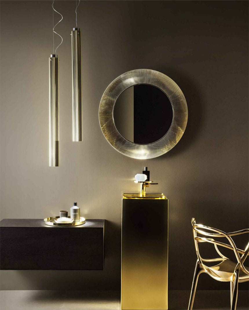 ROOMHOME Aralyn Sleek Illuminated Round Mirror from ROOMHOME