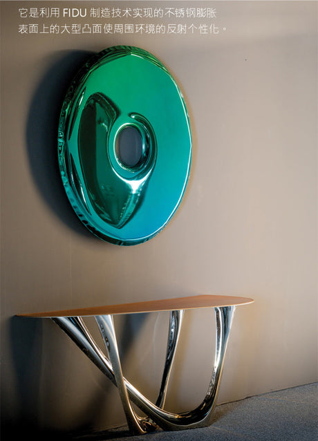 ROOMHOME Elowen Elegant Oversized Donut Mirror from ROOMHOME