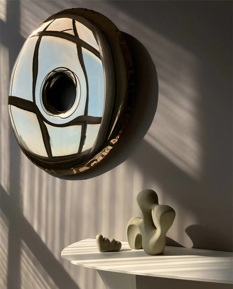 ROOMHOME Elowen Elegant Oversized Donut Mirror from ROOMHOME