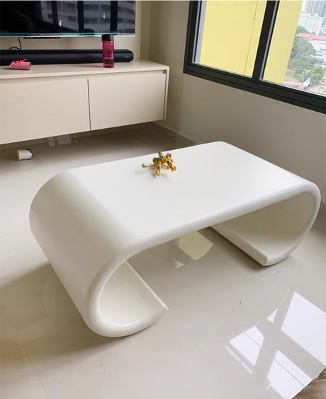 ROOMHOME Hashtag Brielle Nordic Minimalist Fiberglass Coffee Table. from ROOMHOME