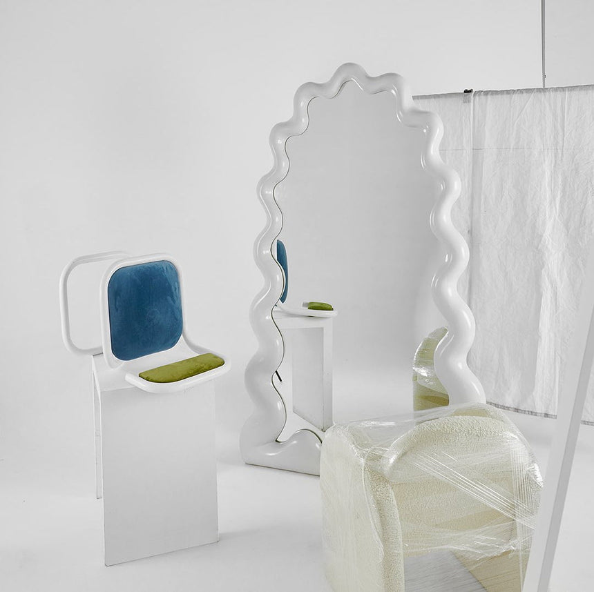 ROOMHOME Islas Del Sol Elegant Wave Full-Length Mirror from ROOMHOME