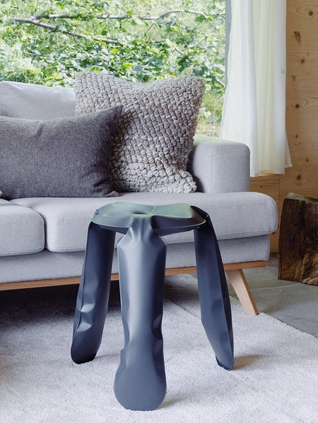 ROOMHOME Isolde Elegant Stainless Steel Dressing Stool from ROOMHOME