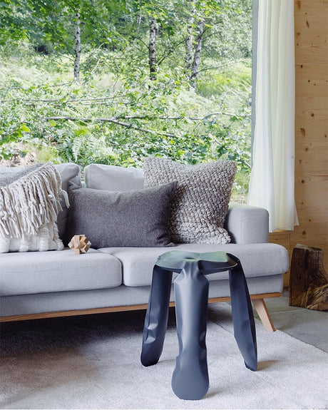 ROOMHOME Isolde Elegant Stainless Steel Dressing Stool from ROOMHOME