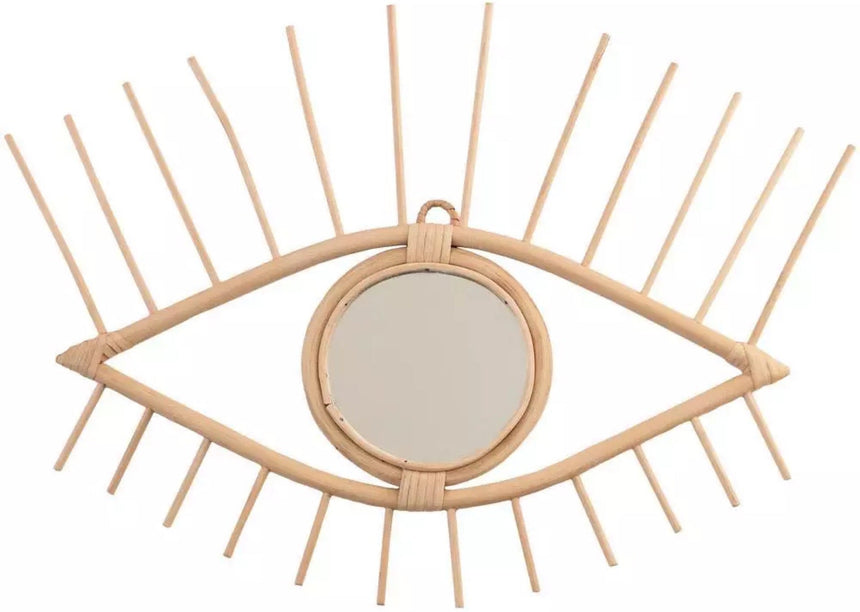 ROOMHOME Mizhati Elegant Scandinavian Woven Mirror Décor from ROOMHOME