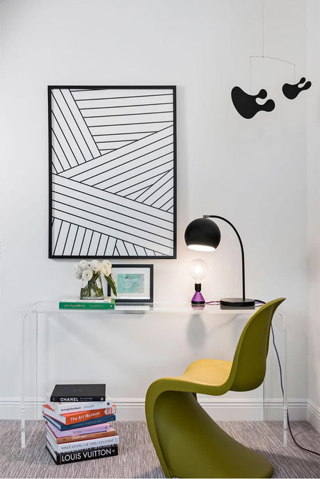 ROOMHOME Zandria Creative Minimalist Makeup Desk from ROOMHOME