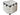 RUG HOME Nataraja Chic Minimalist Ash Footstool from RUG HOME