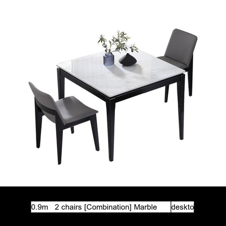OROMA Isolde Elegant Square Marble Dining Table from OROMA