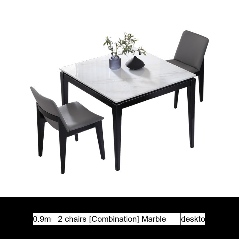 OROMA Isolde Elegant Square Marble Dining Table from OROMA