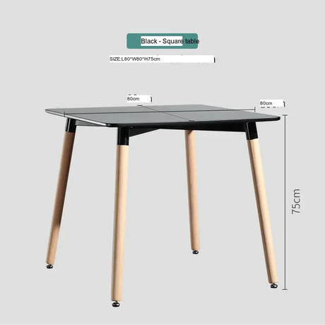 ABOUT WHITE Jisoo Elegant Solid Wood Reception Table from ABOUT WHITE