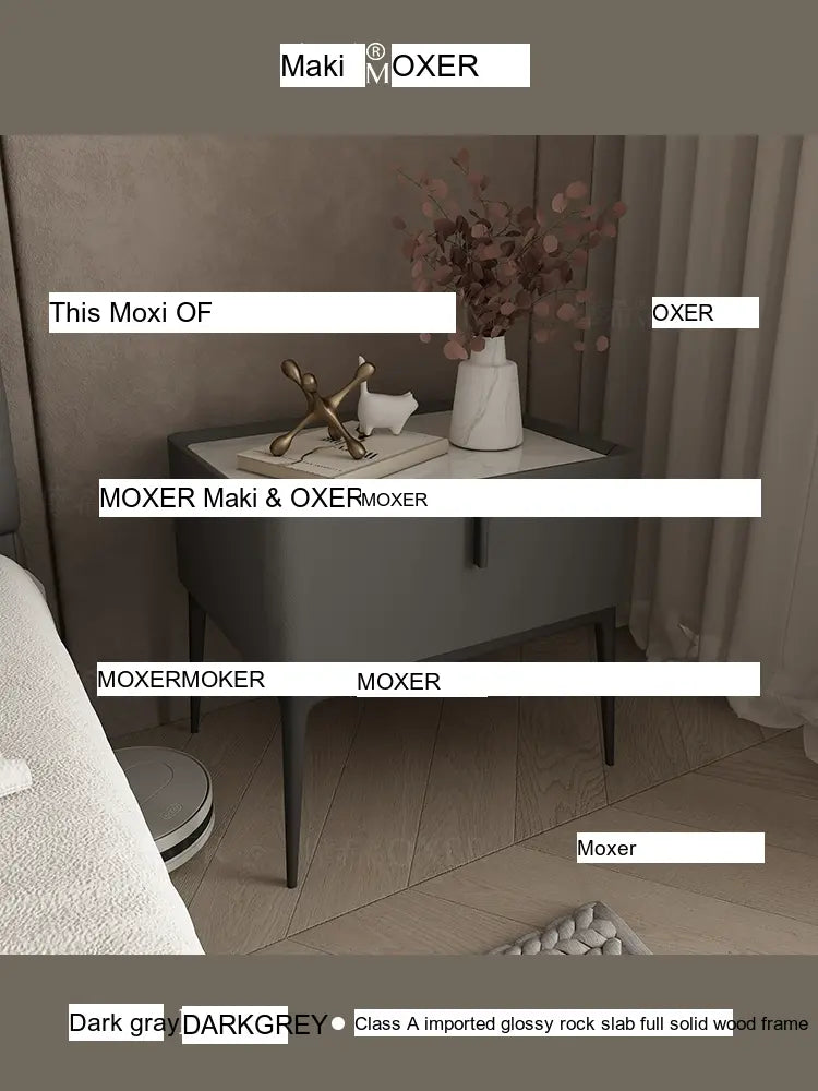 MOXER Lira Modern Simple Nightstand Table from MOXER