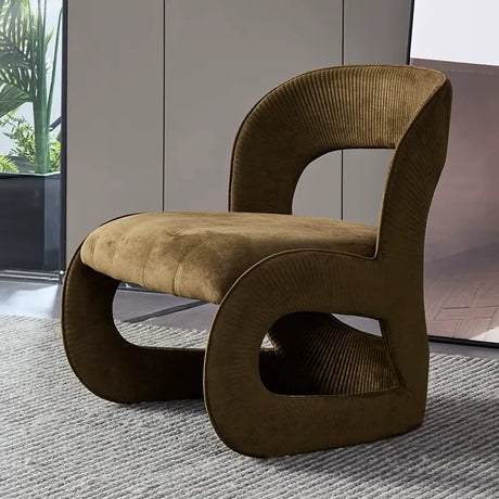 GANGETIC AGE Lorenzo Elegant Fabric Leisure Chair from GANGETIC AGE
