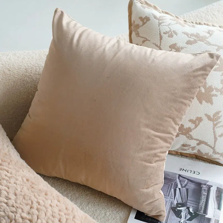 YOULI Beatrice Creamy Soft Beige Sofa Pillow from YOULI