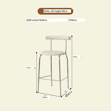 NIYE Solene Modern Chic Luxury High Stool from NIYE