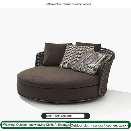 DIME GARDEN Lisandra Stylish Rattan Outdoor Sofa from DIME GARDEN