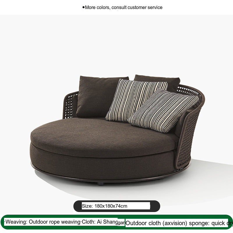 DIME GARDEN Lisandra Stylish Rattan Outdoor Sofa from DIME GARDEN