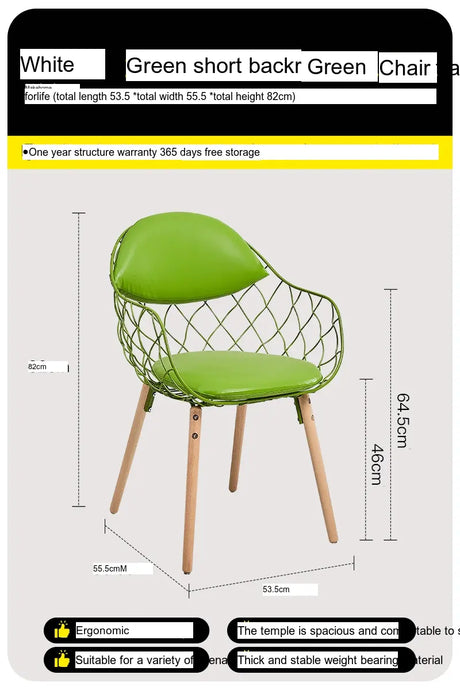 ABOUT WHITE Juniper Elegant Soft Backrest Dining Chair from ABOUT WHITE