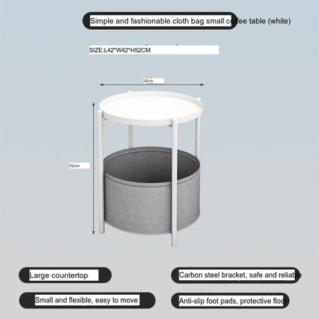 A&D Lysander Minimalist Wrought Iron Coffee Table from A&D