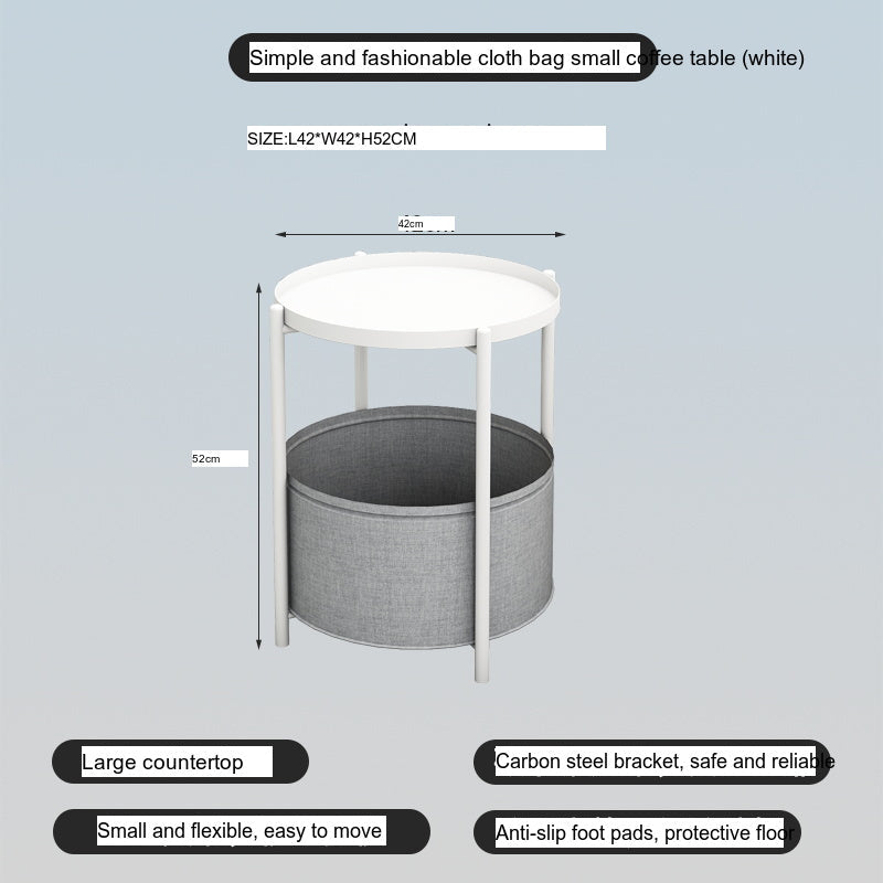 A&D Lysander Minimalist Wrought Iron Coffee Table from A&D