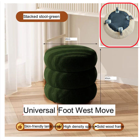 FANMINGDI Tashkent Elegant Upholstery Makeup Stool from FANMINGDI