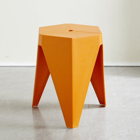 CHENGXIN HOME Isolde Stackable Nordic Round Stool - Modern Dining Bench from CHENGXIN HOME