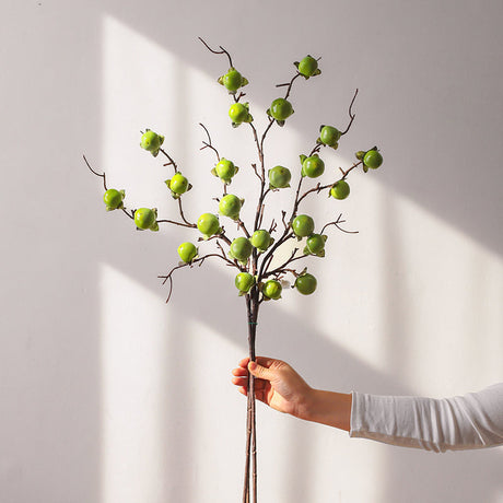 JUHAN Thalassa Lush Decorative Simulation Persimmon Branches from JUHAN