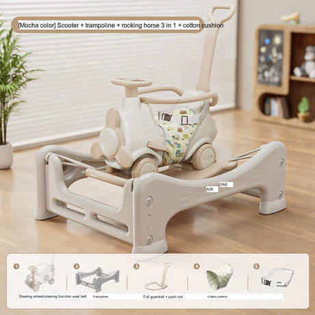 MIGOBEAR Two-in-One Airplane Rocker Children's Swings from KAWADENO