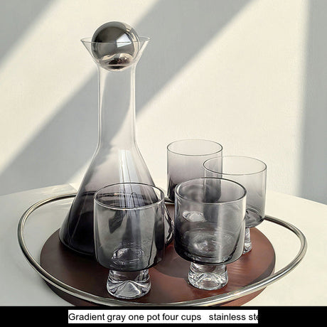 LIVETAI Juniper Elegant Stainless Steel Tea Tray from LIVETAI