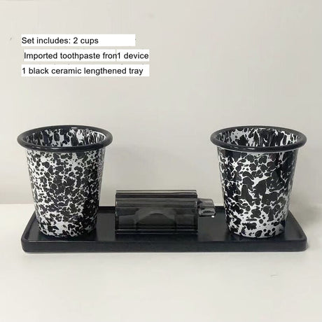 TIANRUN Elowyn Artistic Splash Ink Cup Rinsing Set from TIANRUN