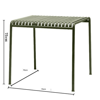 WEIMEI Serafino Elegant Wrought Iron Balcony Table & Chair Set from WEIMEI