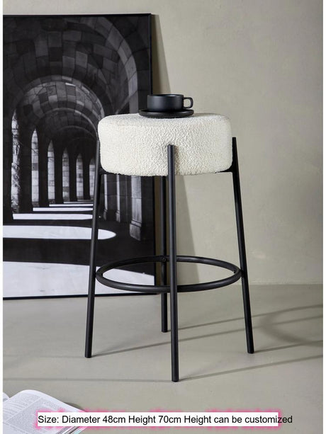 GENJI Elysian Luxe Nordic Metal Bar Chair from GENJI