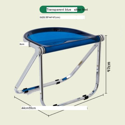 NIYE Serafina Vibrant Transparent Folding Chair from NIYE