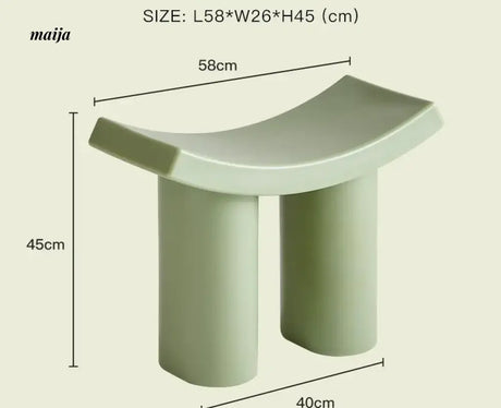 LAZYSPACE Emma Plastic Shoe Stool from LAZYSPACE
