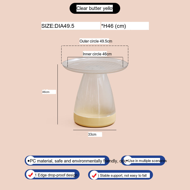 A&D Zara Scandinavian Elegant Bedside Coffee Table from A&D