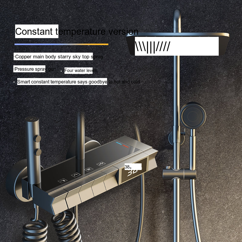 COMFBATH Shower Set with Rainfall Showerhead from HOBBYTREE